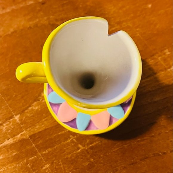 Disney Art Disney Chip Mini Tea Cup Beauty And The Beast Figurine Poshmark